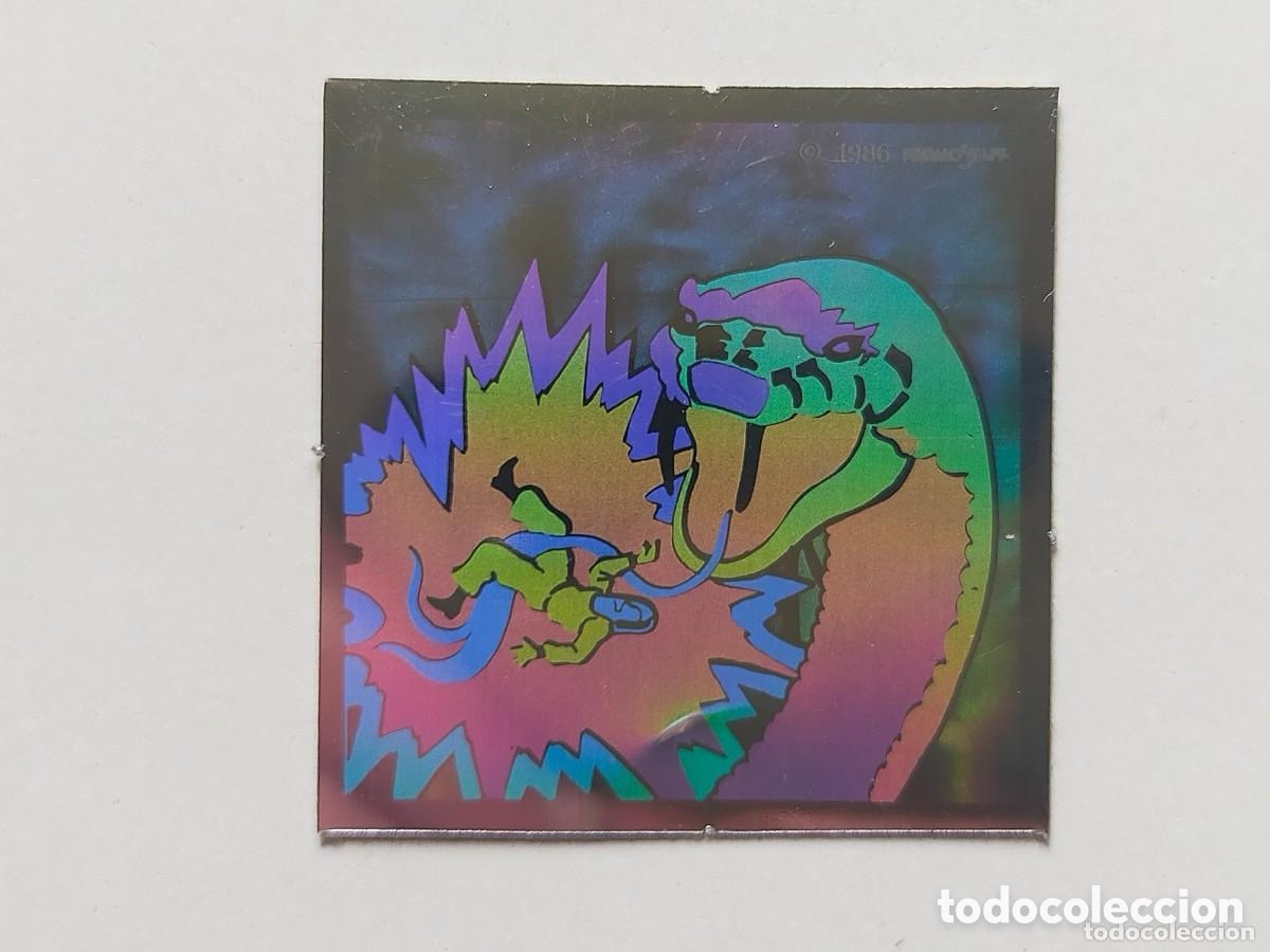 Collectable Antique Stickers: Cromo Holograma del Espacio. BOLLYCAO