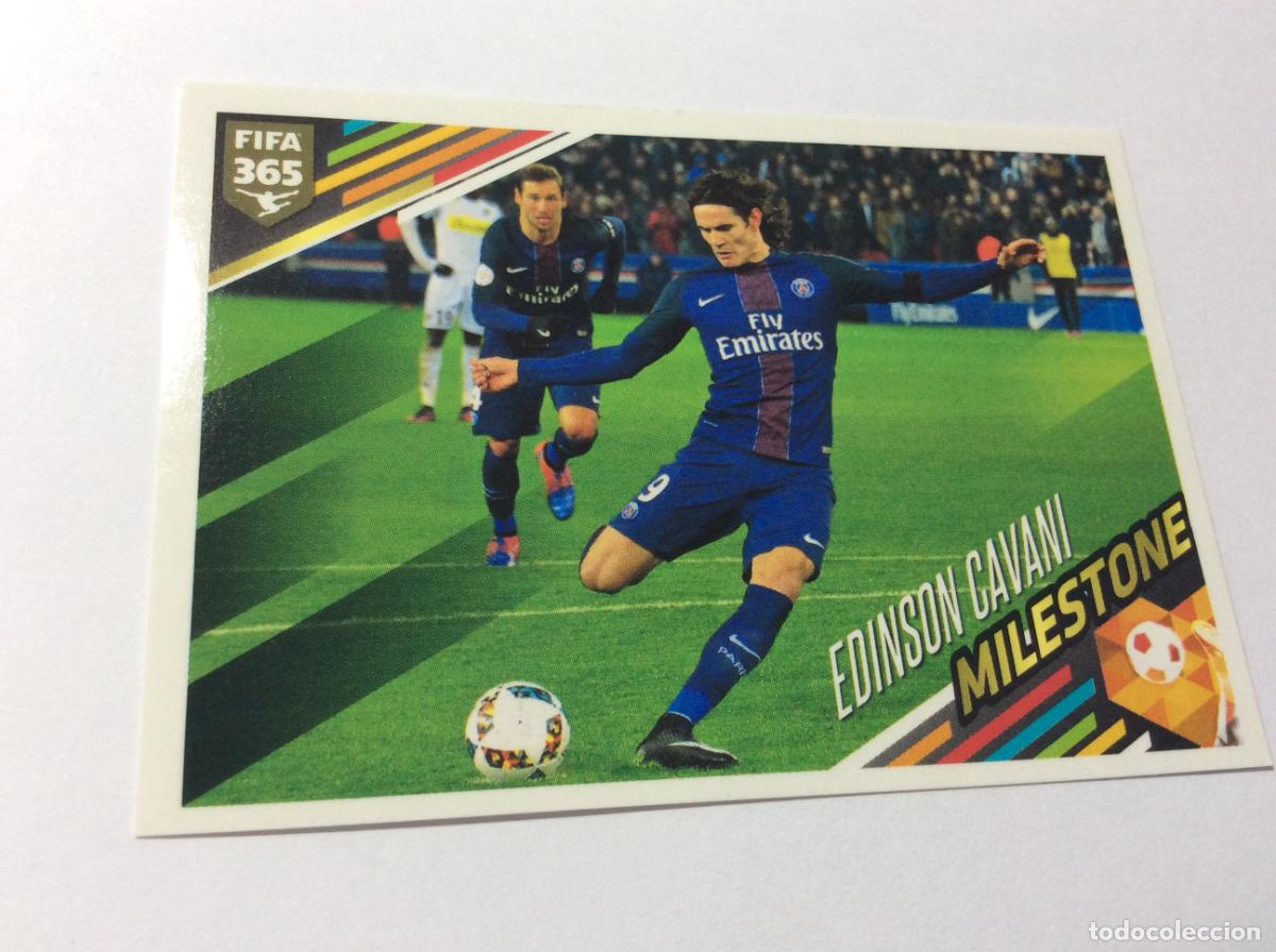 Collectable Antique Stickers: 385 Edinson Cavani PSG FIFA 365 2018 PANINI