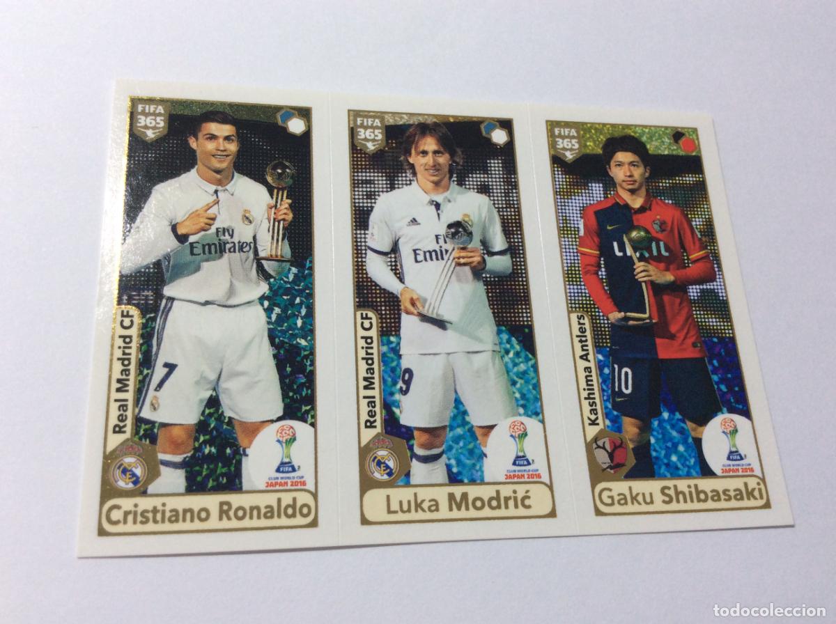 Collezionismo Figurine antiche: 507 Cristiano Ronaldo / Luka Modrić / Gaku Shi Real Madrid FIFA Club World Cup FIFA 365 2018 PANINI