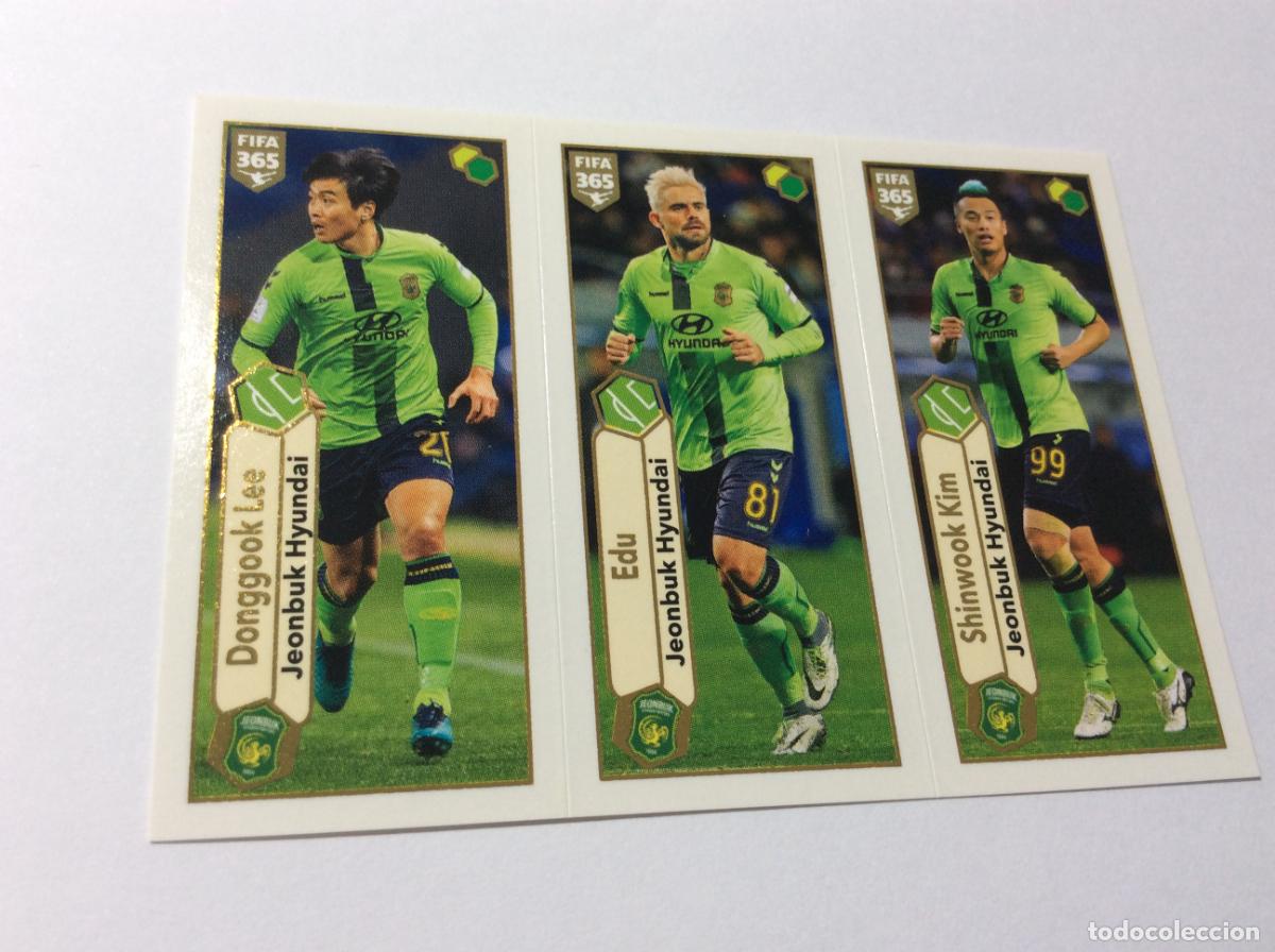 Coleccionismo Cromos antiguos: 528 Lee Dong-gook / Edu / Kim Shin-wook Jeonbuk Hyundai Jap&oacute;n FIFA 365 2018 PANINI