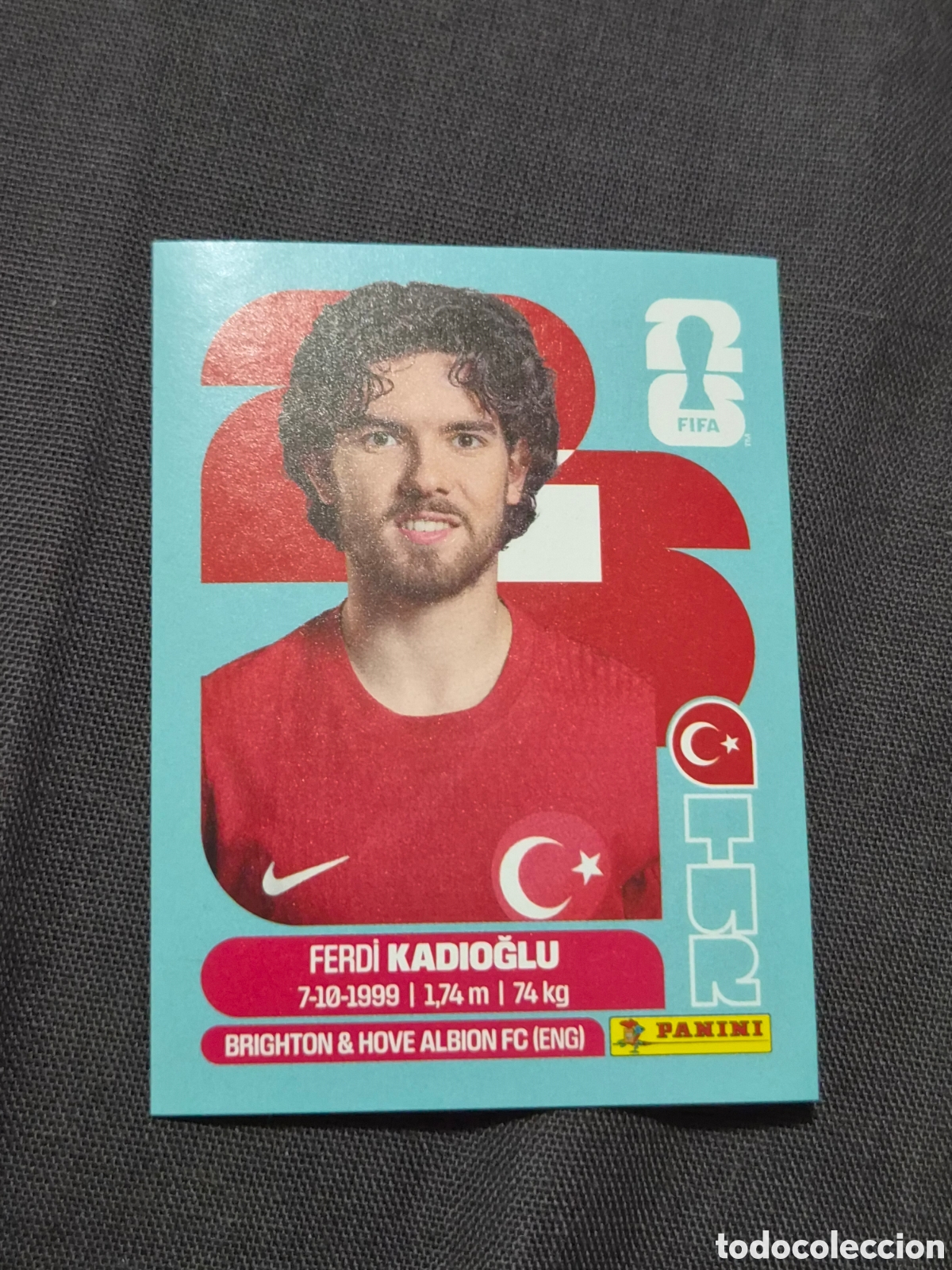 Coleccionismo Cromos antiguos: TUR8 - KADIOGLU , TURQU&Iacute;A FIFA WORLD CUP 2026