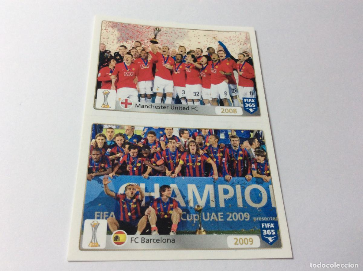 Coleccionismo Cromos antiguos: 21 22 2008 Manchester United FC 2009 FC Barcelona FIFA 365 2015 2016 PANINI