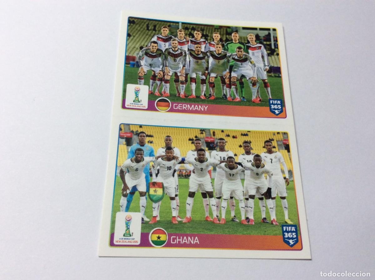 Coleccionismo Cromos antiguos: 37 38 Alemania Ghana FIFA 365 2015 2016 PANINI