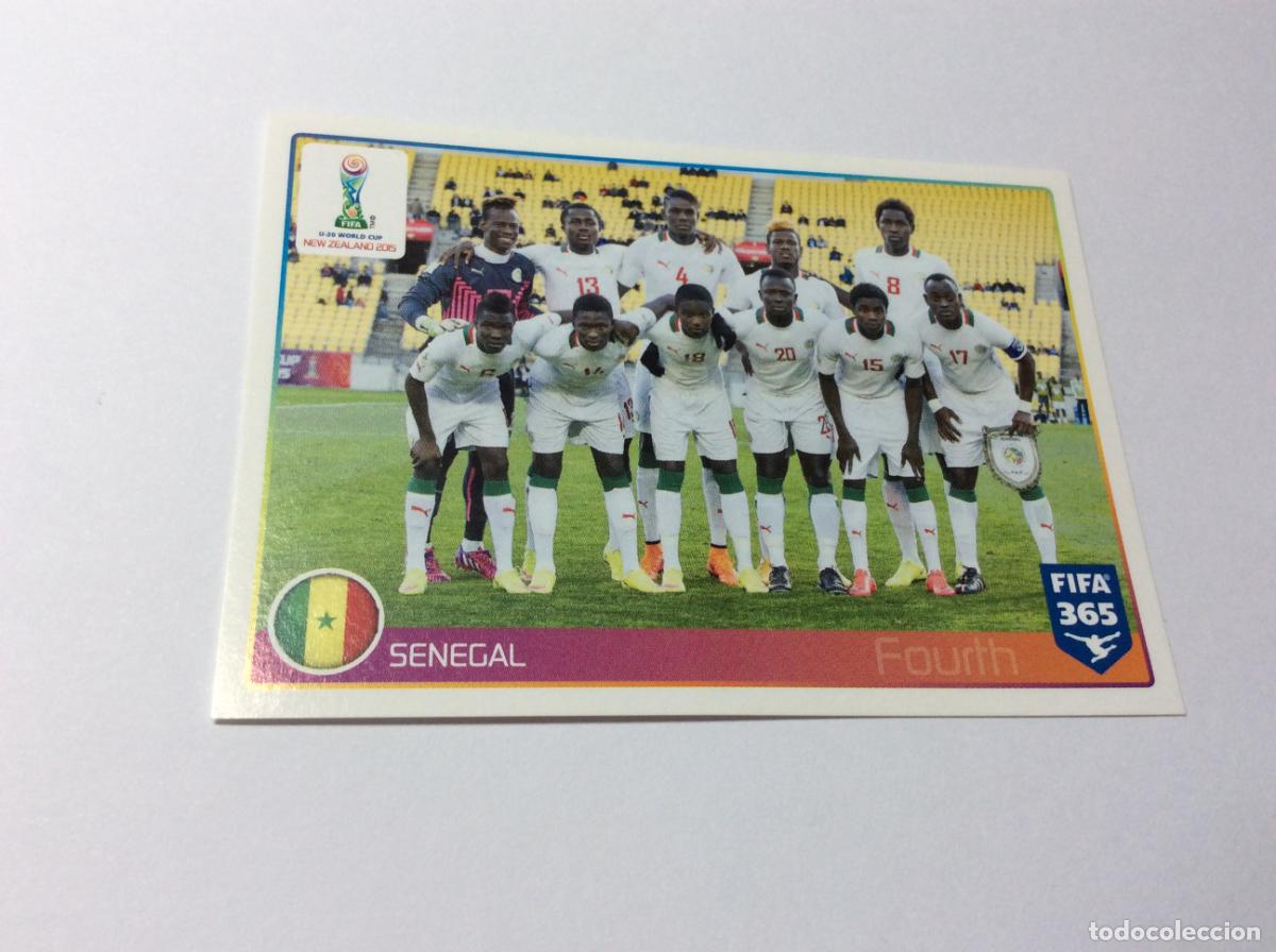 Coleccionismo Cromos antiguos: 47 Senegal FIFA 365 2015 2016 PANINI