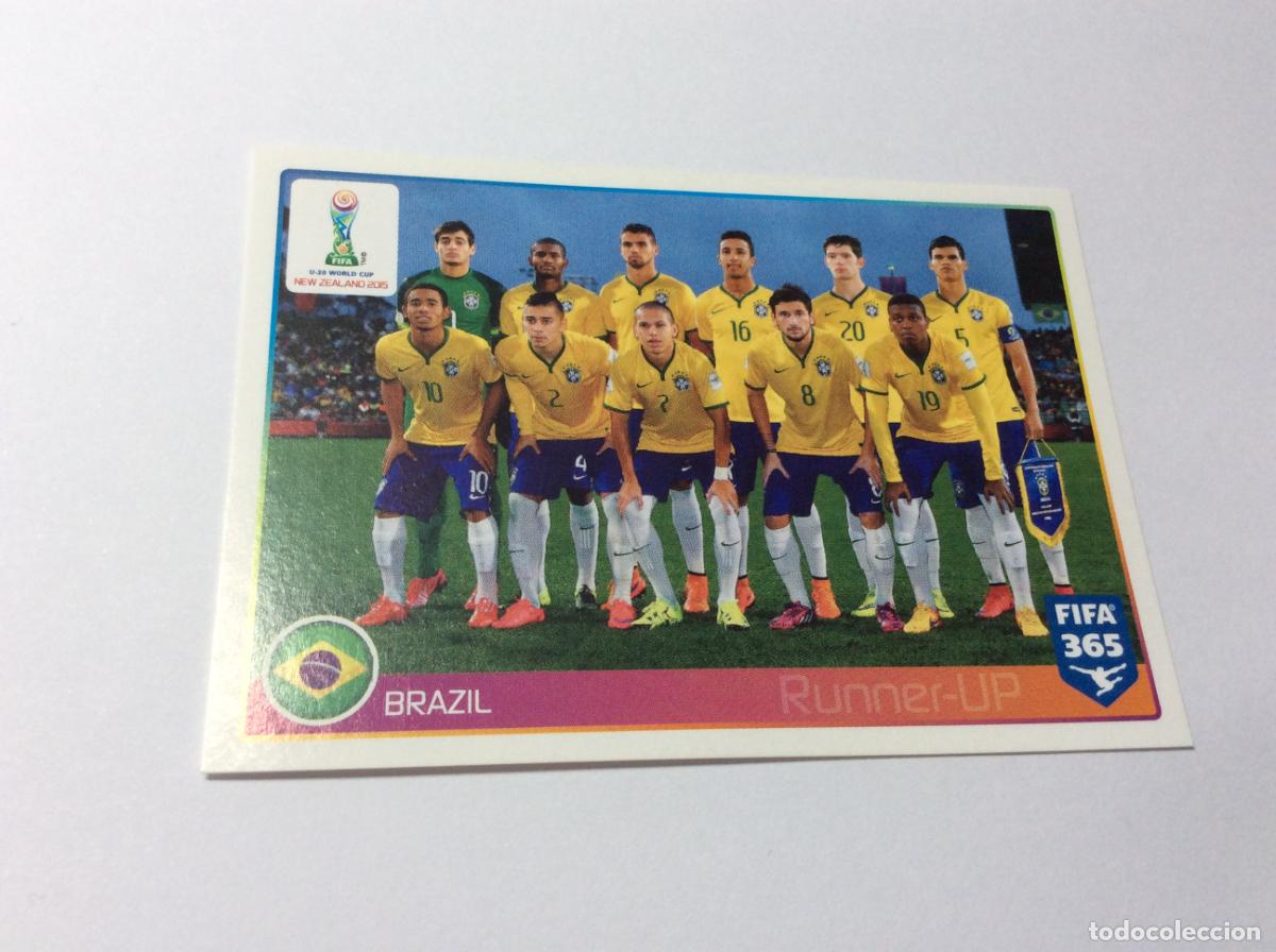 Coleccionismo Cromos antiguos: 49 Brasil FIFA 365 2015 2016 PANINI