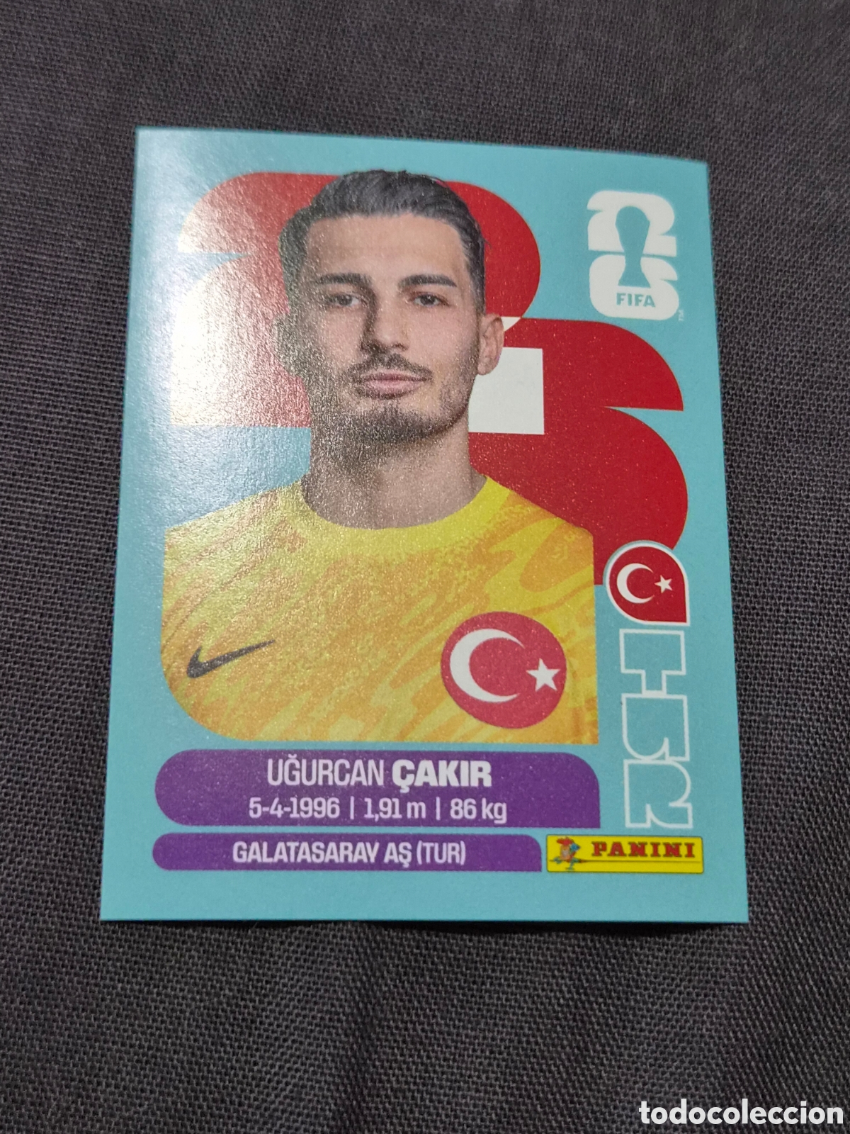 Coleccionismo Cromos antiguos: TUR2 - &Ccedil;AKIR , TURQU&Iacute;A FIFA WORLD CUP 2026