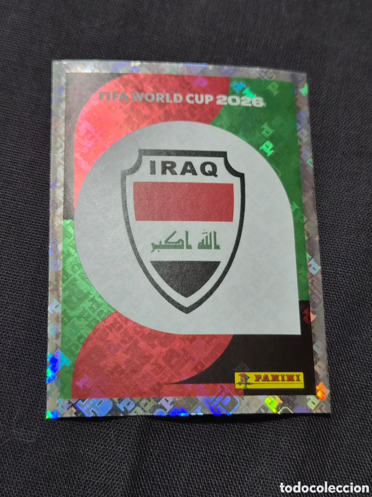 Coleccionismo Cromos antiguos: IRQ1 - ESCUDO IRAQ FIFA WORLD CUP 2026