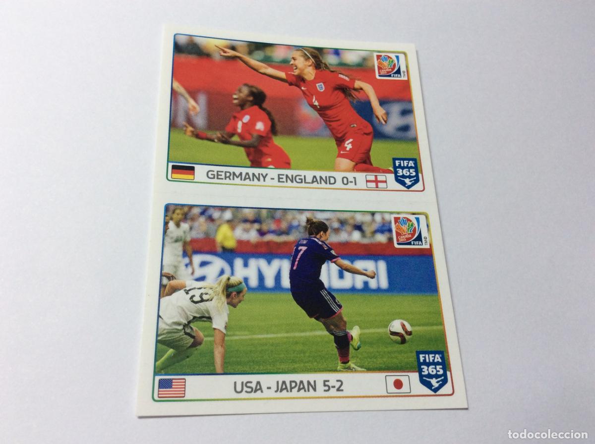 Coleccionismo Cromos antiguos: 56 57 3rd Place Germany-England 0-1 Final USA-Japan 5-2 FIFA 365 2015 2016 PANINI