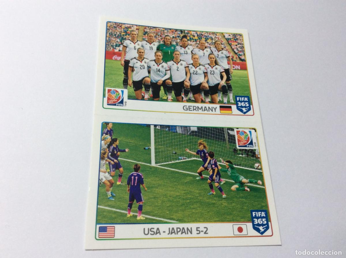 Coleccionismo Cromos antiguos: 58 59 3rd Place Germany-England 0-1 - Final: USA-Japan 5-2 FIFA 365 2015 2016 PANINI