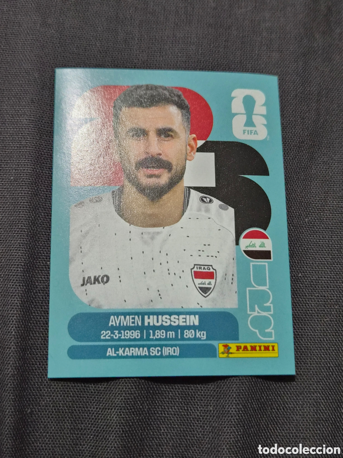Coleccionismo Cromos antiguos: IRQ19 - HUSSEIN , IRAQ FIFA WORLD CUP 2026