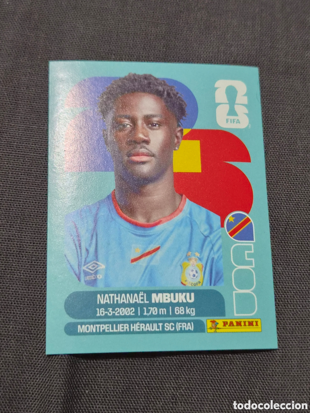 Coleccionismo Cromos antiguos: COD20 - MBUKU , CONGO FIFA WORLD CUP 2026