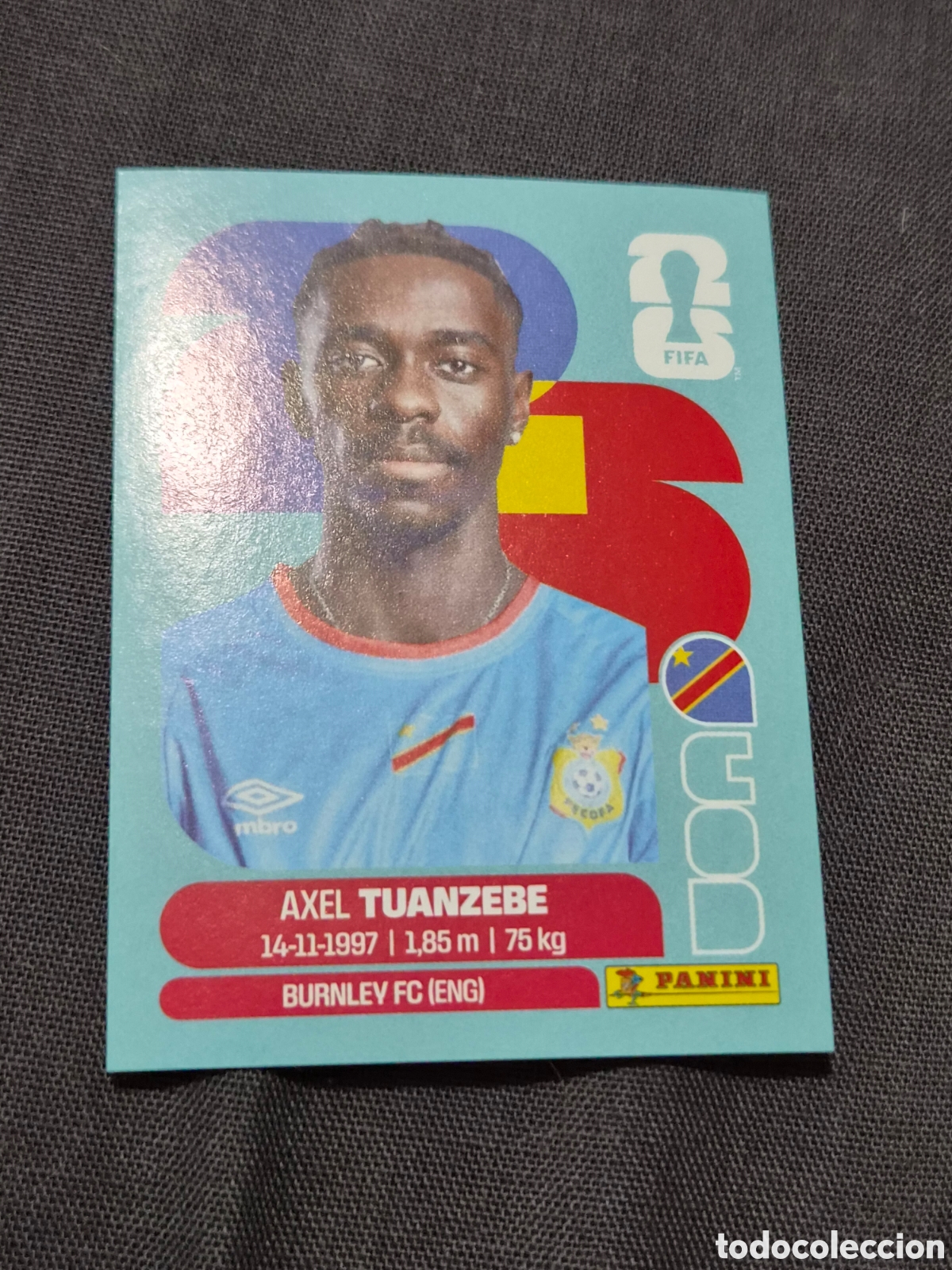 Coleccionismo Cromos antiguos: COD4 - TUANZEBE , CONGO FIFA WORLD CUP 2026