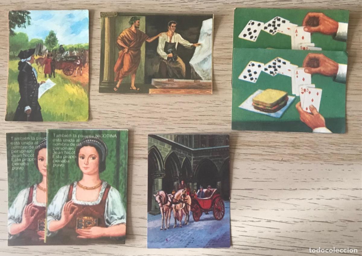 Coleccionismo Cromos antiguos: 7 Cromos BIMBO - GRIEGO, LAT&Iacute;N Y COMOD&Iacute;N - ALBUM LIBRO ADIVINANZAS 2 - Hay repetidos, leer descri