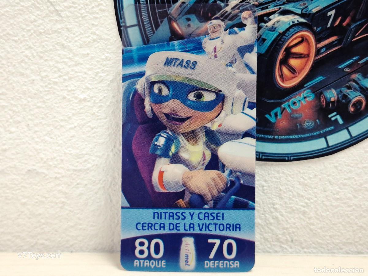 Collezionismo Figurine antiche: Carta Nitass y Casei cerca de la victoria N&ordm; 28 Acticards Actimel