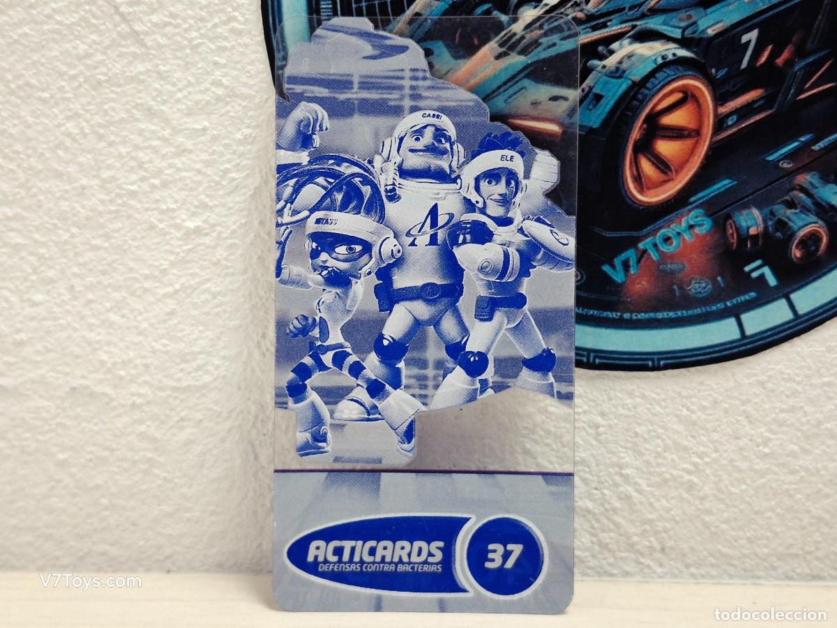 Coleccionismo cromos antiguos: Carta Complemento N&ordm; 37 Acticards Actimel - Foto 2
