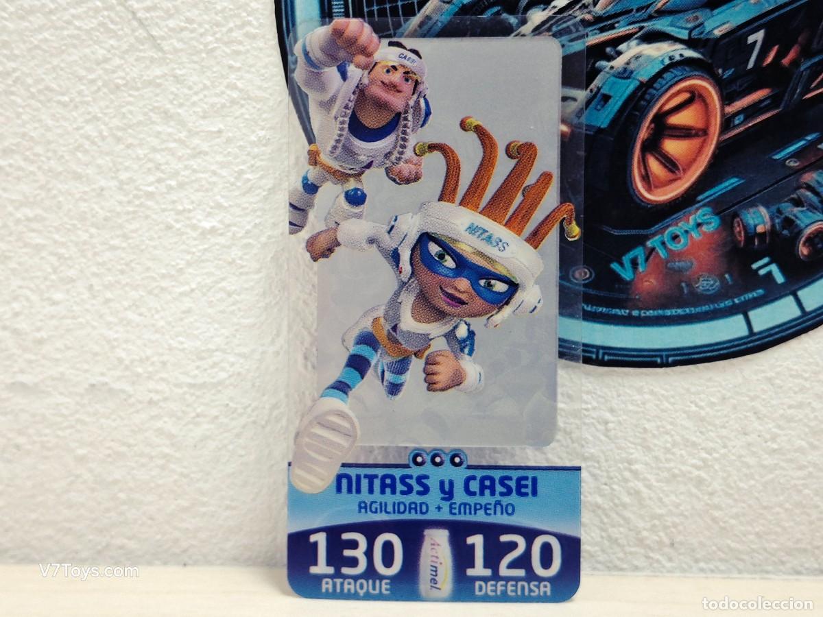 Coleccionismo Cromos antiguos: Carta Nitass y Casei N&ordm; 44 Acticards Actimel