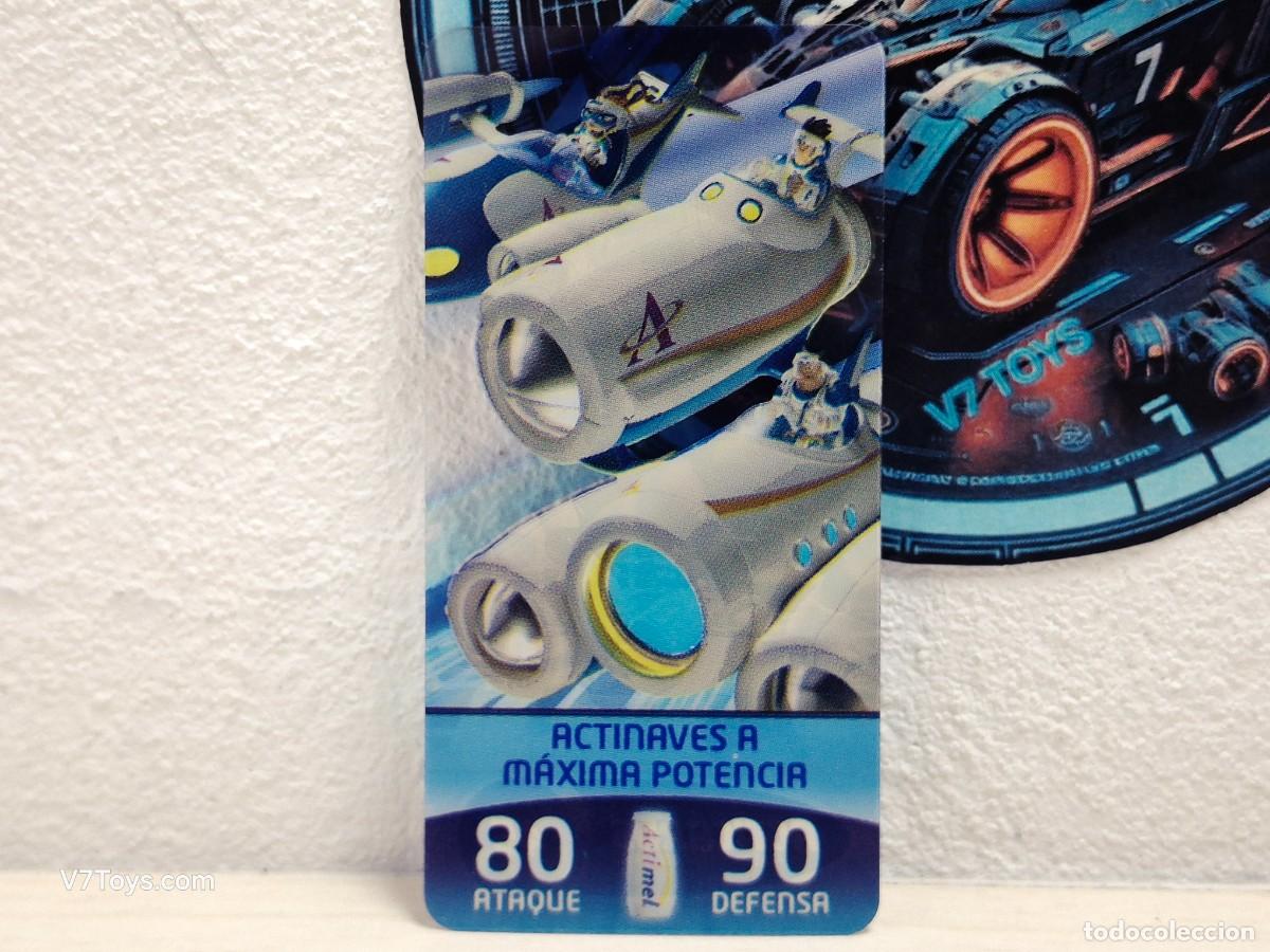 Coleccionismo Cromos antiguos: Carta Actinaves M&aacute;xima Potencia N&ordm; 45 Acticards Actimel