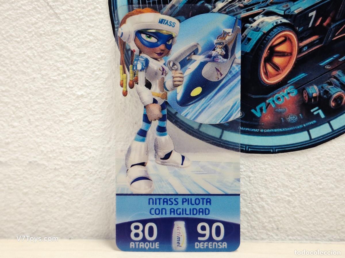 Coleccionismo Cromos antiguos: Carta Nitass Pilota N&ordm; 48 Acticards Actimel