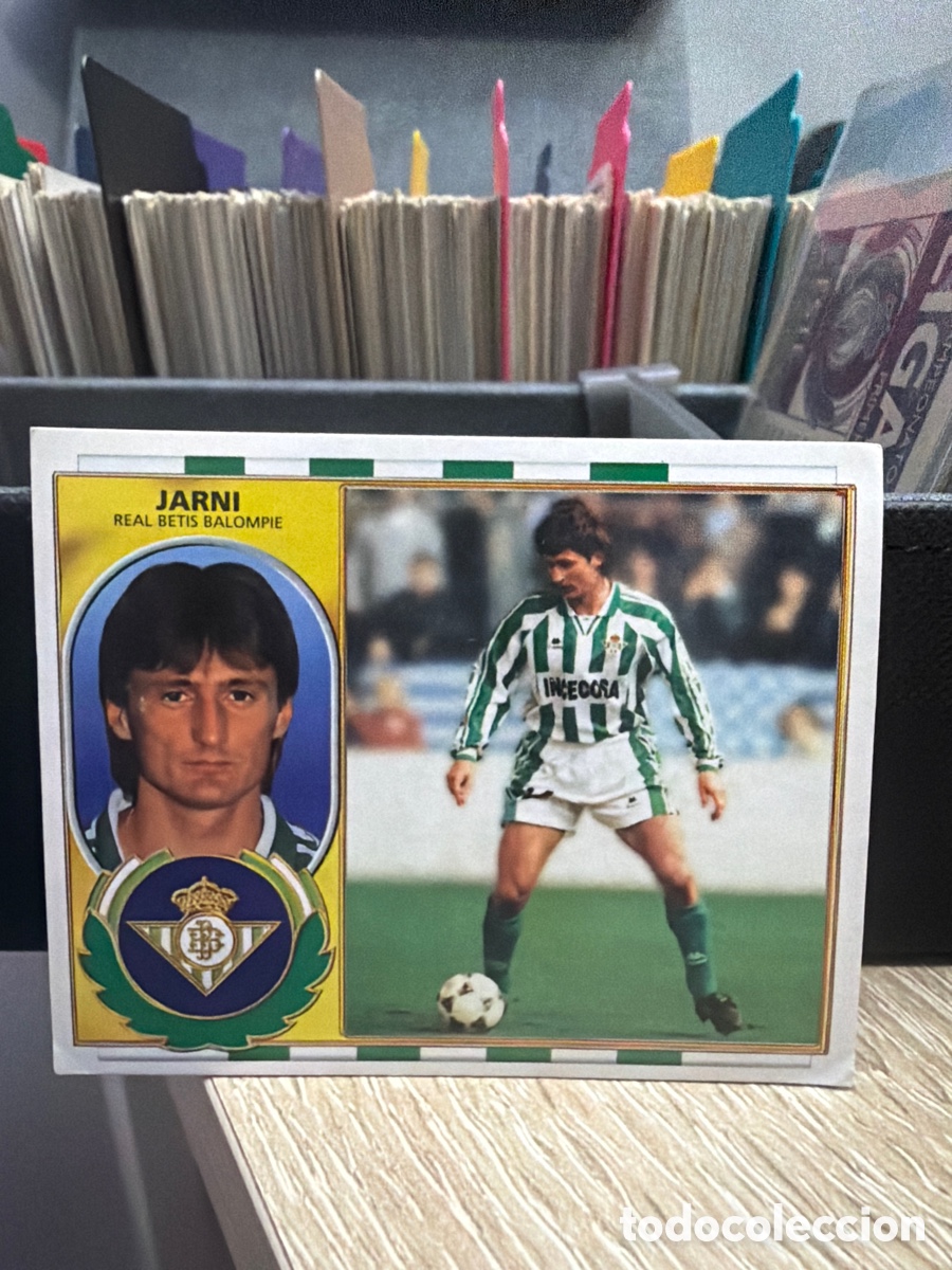Coleccionismo Cromos antiguos: LIGA 96 97 - Jarni- Real Betis - Coloca - Ediciones Este nunca pegado