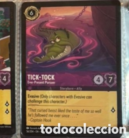 Coleccionismo Cromos antiguos: TICK-TOCK Carta set LORCANA TCG