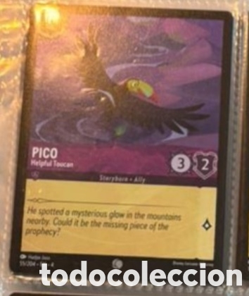Coleccionismo Cromos antiguos: PICO Carta set LORCANA TCG