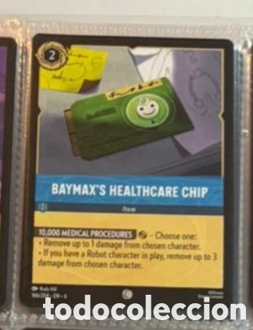 Coleccionismo Cromos antiguos: BAYMAX Carta set LORCANA TCG