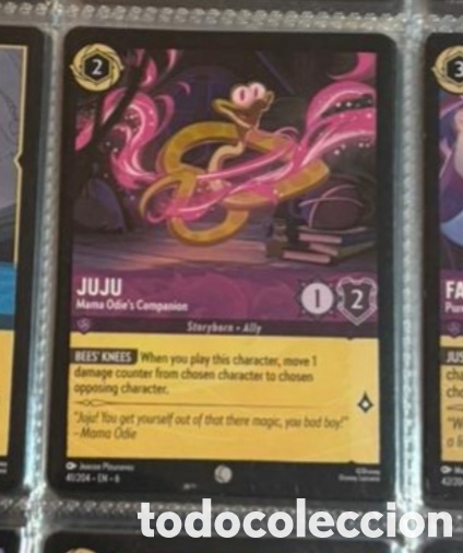 Coleccionismo Cromos antiguos: JUJU Carta set LORCANA TCG
