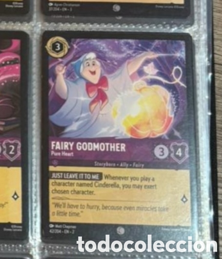 Coleccionismo Cromos antiguos: FAIRY GODMOTHER Carta set LORCANA TCG