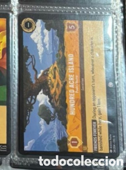 Coleccionismo Cromos antiguos: HUNDRED ACRED ISLAND Carta set LORCANA TCG