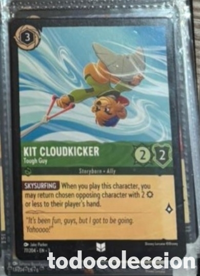 Coleccionismo Cromos antiguos: KIT CLOUDKICKER Carta set LORCANA TCG