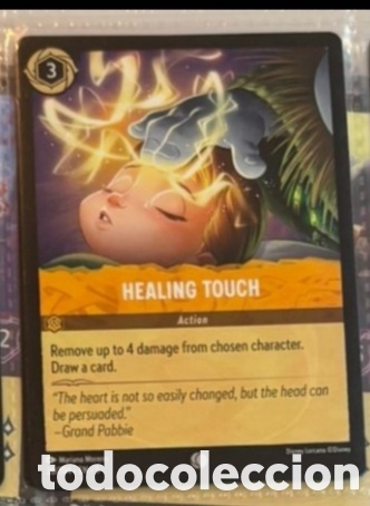 Coleccionismo Cromos antiguos: HEALING TOUCH Carta set LORCANA TCG
