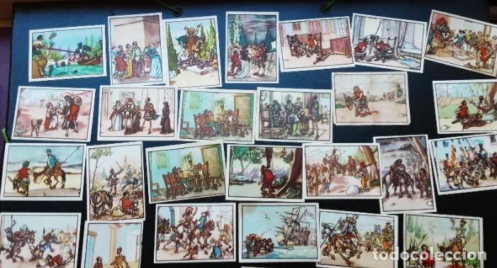 Coleccionismo Cromos antiguos: Seis cromos Don Quijote de la Mancha chocolates Lloveras