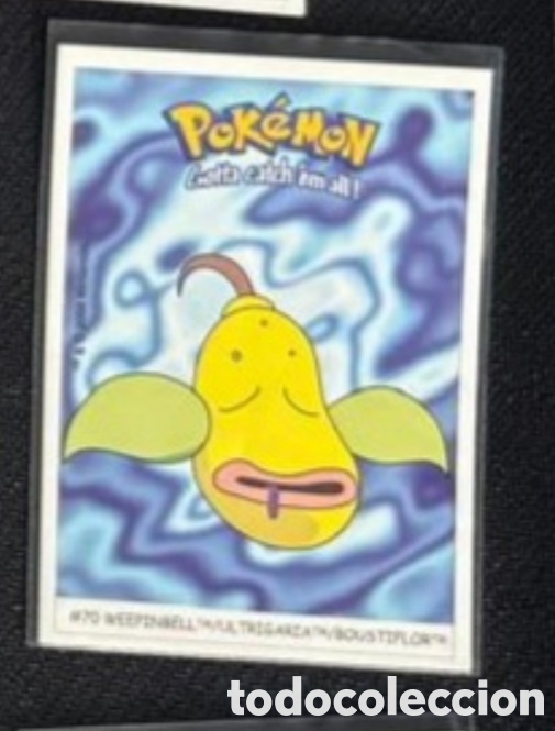 Coleccionismo Cromos antiguos: WEEPINBELL CROMO STICKER DUNKIN BOOMER POKEMON 1999