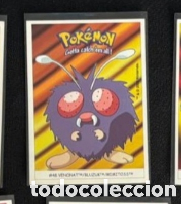 Coleccionismo Cromos antiguos: VENONAT CROMO STICKER DUNKIN BOOMER POKEMON 1999
