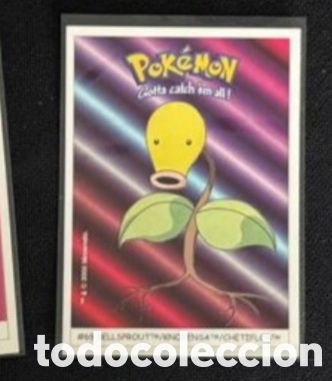 Coleccionismo Cromos antiguos: BELLSPROUT CROMO STICKER DUNKIN BOOMER POKEMON 1999