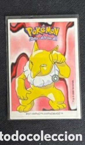 Coleccionismo Cromos antiguos: HYPNO CROMO STICKER DUNKIN BOOMER POKEMON 1999