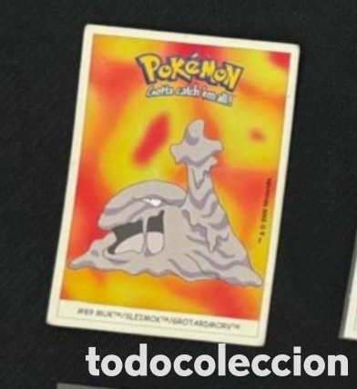 Coleccionismo Cromos antiguos: MUK CROMO STICKER DUNKIN BOOMER POKEMON 1999