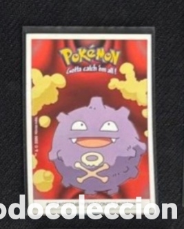 Coleccionismo Cromos antiguos: KOFFING CROMO STICKER DUNKIN BOOMER POKEMON 1999