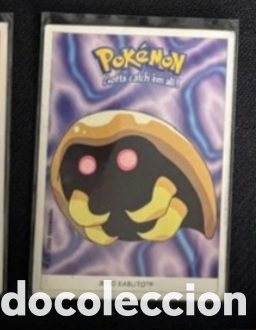 Coleccionismo Cromos antiguos: KABUTO CROMO STICKER DUNKIN BOOMER POKEMON 1999