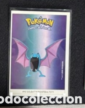 Coleccionismo Cromos antiguos: GOLBAT CROMO STICKER DUNKIN BOOMER POKEMON 1999