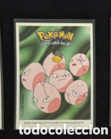 Coleccionismo Cromos antiguos: EXEGGCUTE CROMO STICKER DUNKIN BOOMER POKEMON 1999
