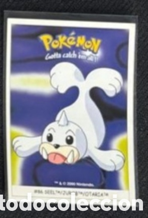 Coleccionismo Cromos antiguos: SEEL CROMO STICKER DUNKIN BOOMER POKEMON 1999