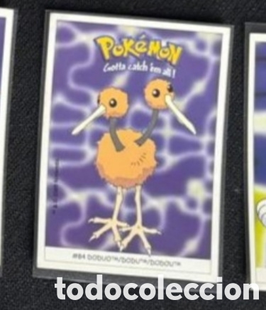Coleccionismo Cromos antiguos: DODUO CROMO STICKER DUNKIN BOOMER POKEMON 1999