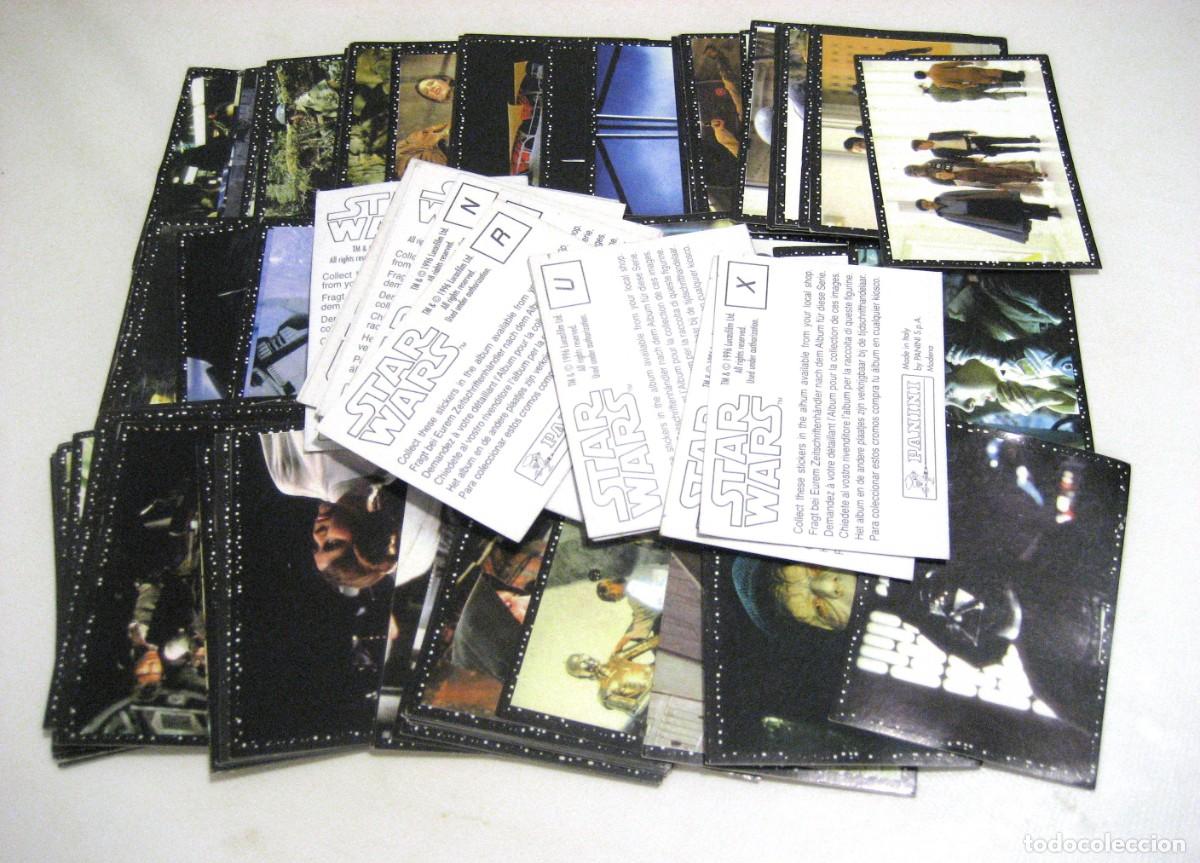 Coleccionismo Cromos antiguos: LOTE DE 173 STAR WARS. PANINI, 1996.