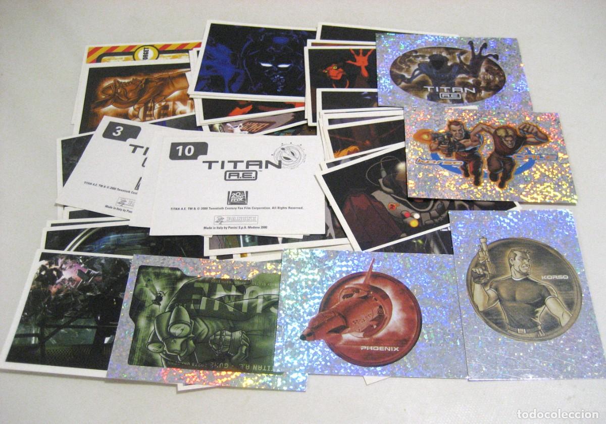 Coleccionismo Cromos antiguos: LOTE DE 40 CROMOS TITAN A.E. PANINI, 2000.