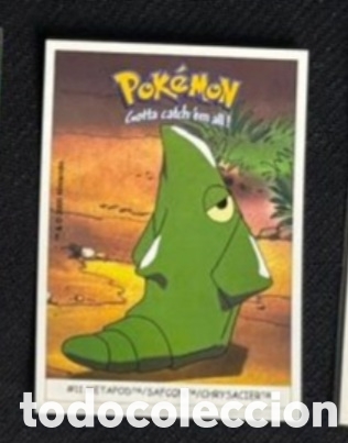 Coleccionismo Cromos antiguos: METAPOD CROMO STICKER DUNKIN BOOMER POKEMON 1999