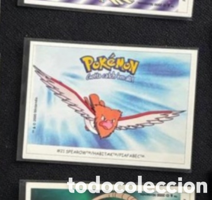 Coleccionismo Cromos antiguos: SPEAROW CROMO STICKER DUNKIN BOOMER POKEMON 1999
