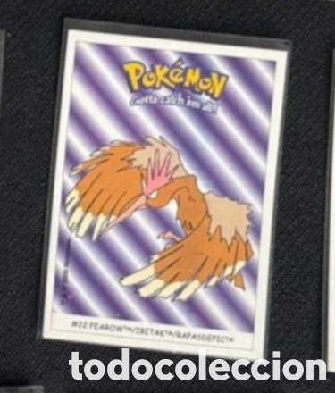 Coleccionismo Cromos antiguos: FEAROW CROMO STICKER DUNKIN BOOMER POKEMON 1999