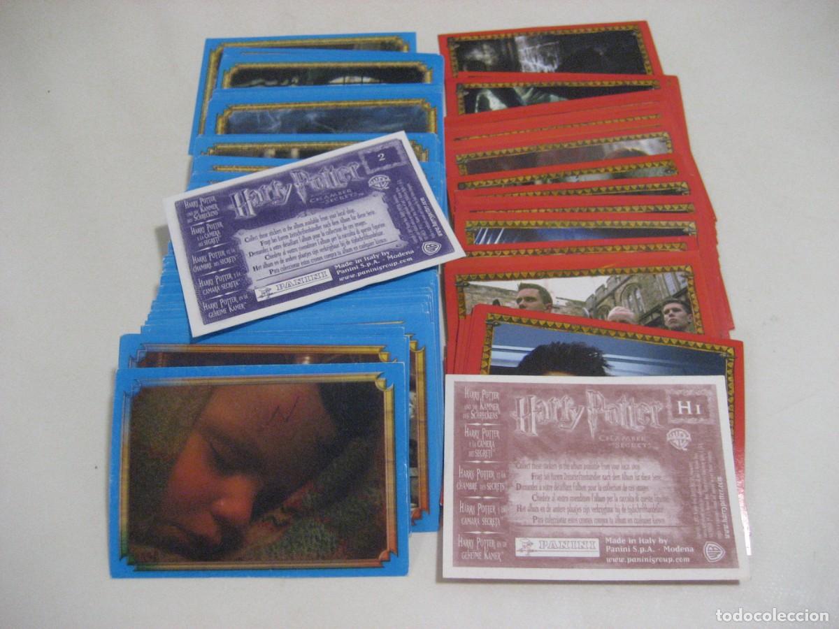 Coleccionismo Cromos antiguos: LOTE DE 216 CROMOS HARRY POTTER LA C&Aacute;MARA SECRETA.