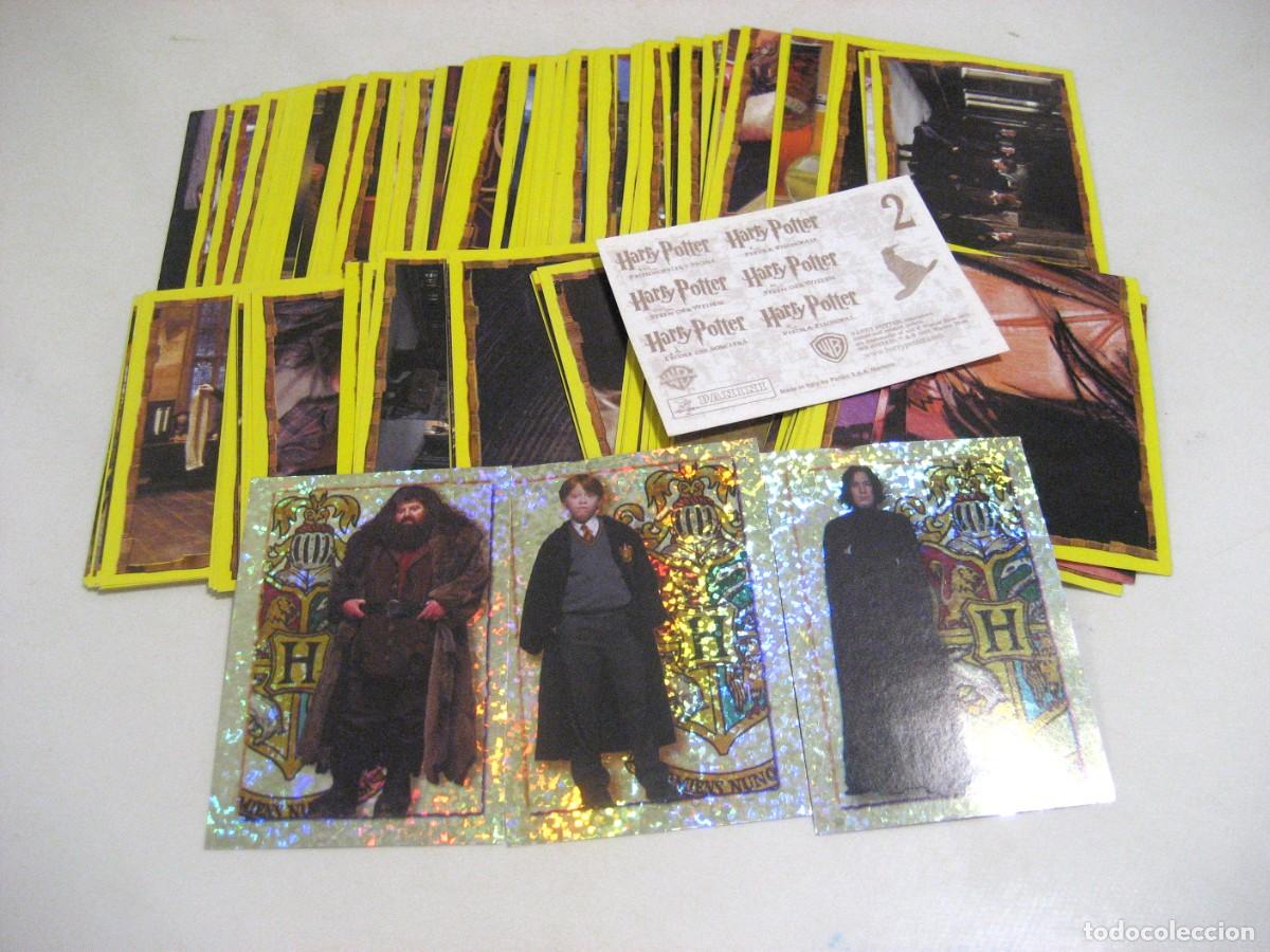 Coleccionismo Cromos antiguos: LOTE DE 181 CROMOS HARRY POTTER LA PIEDRA FILOSOFAL.
